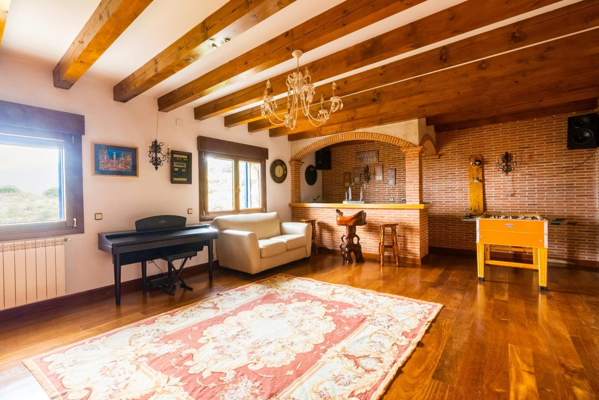 Mansion Con Jacuzzi A 40 Grados, Gran Piscina Y Padel Villa El Tiemblo Exteriör bild