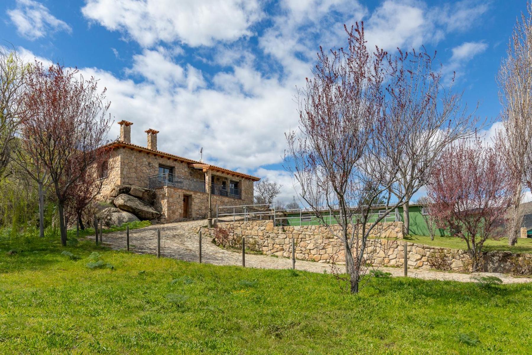 Mansion Con Jacuzzi A 40 Grados, Gran Piscina Y Padel Villa El Tiemblo Exteriör bild